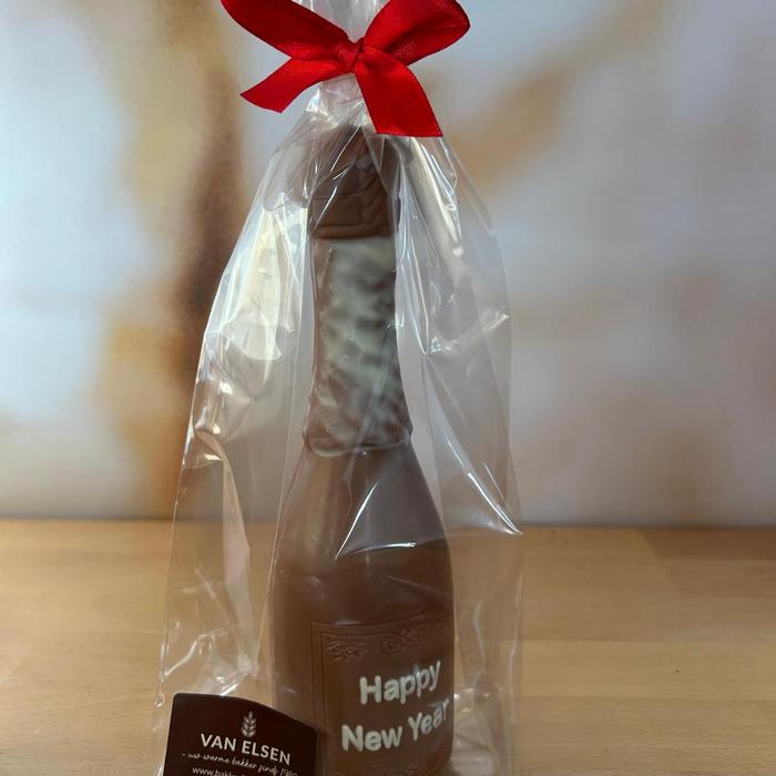 Chocolade Champagnefles